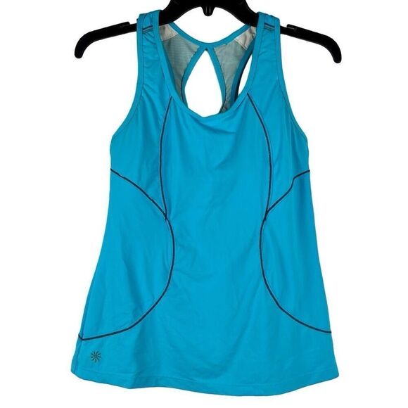 Athleta Teal Energy Activewear Tank Top Medium - Picture 1 of 12